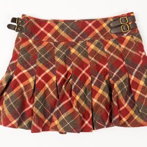 RARE Vintage Plaid Polo Ralph Lauren Mini Skirt